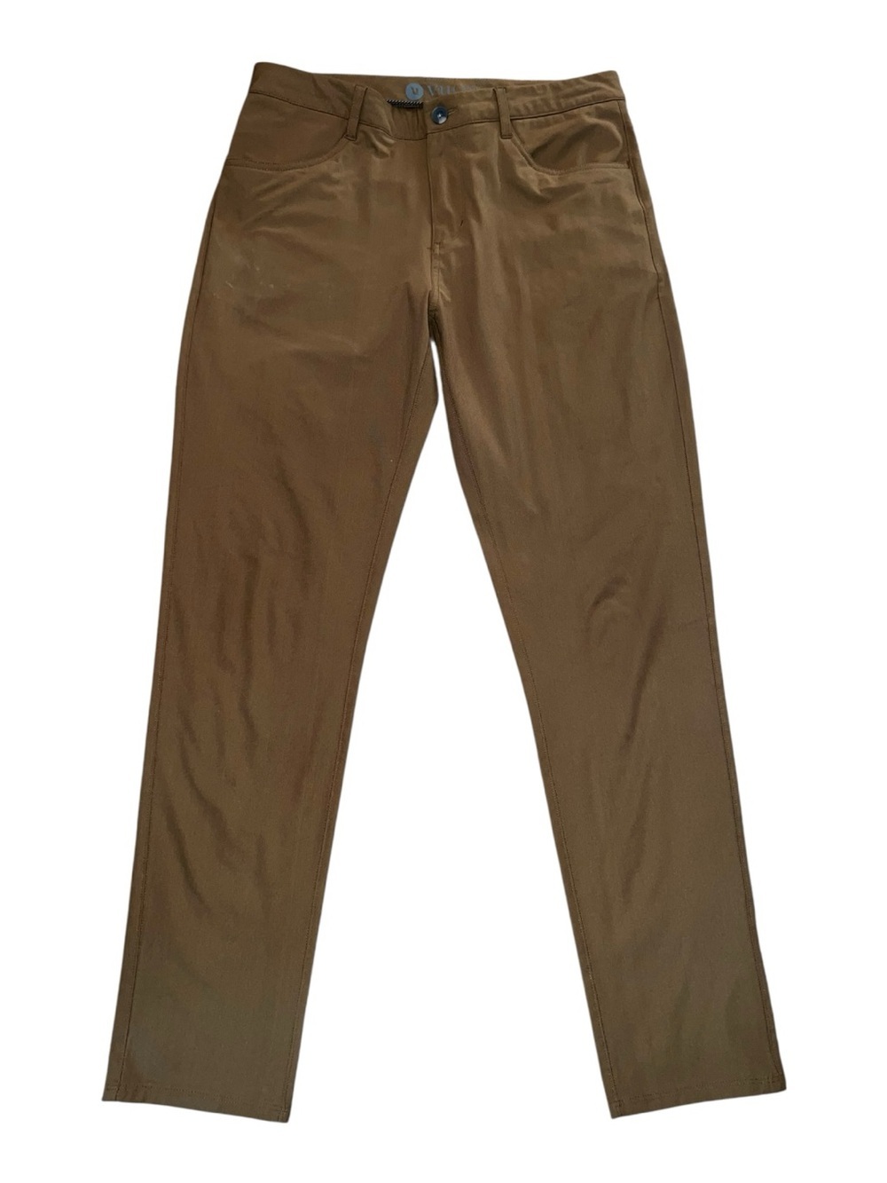 Vuori Meta Pant 32 Brown Performance Chino Travel Golf Stretch Casual Pants Mens